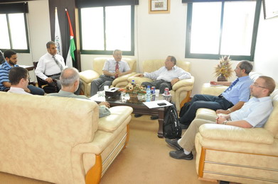 A delegation from Egyptian Universities Professors & Consultants Visit IUG